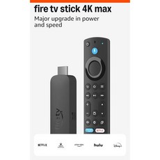 올뉴 아마존파이어 TV스틱 4K Max 스트리밍스틱 Wi-Fi 6E 케이블이나 위성없이 라이브시청