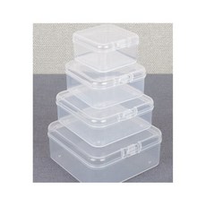 로켓터틀 사각 투명 케이스 4.5~7.5cm 투명플라스틱케이스, 6.5cm