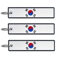 JAVD 한국 국기 키체인 태그 키링 포함 - 열쇠 자동차 오토바이 배낭 수하물 및 선물 EDC (3팩) 초록색. 115519, JAVD 한국 국기 키체인 태그 키링 포함 - 열쇠,