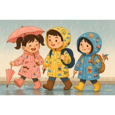 周傳 東伸 英國貝爾兒童全開式雨衣 一件式兒童雨衣 防水輕量學生雨衣