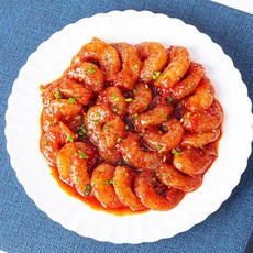 미남밥상 프리미엄 수제 양념 깐새우장(소)300g, 1개, 300g