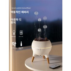 블루웨이 해파리가습기 물멍 가습기멍 탁상, 1개, 290 V80 화이트