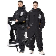 배달라이더오토바이전동스쿠터퀵서비스출퇴근방한방풍보온방수겨울작업복윈드브레이커 라이딩, 결합, 블랙4XL 업글 스트래들 뒷면지퍼