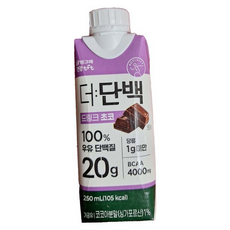 더단백 프로틴 드링크 초코, 18개, 250ml
