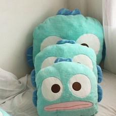 귀여운 포인트 인형 물고기 괴물 디자인 쿠션 등쿠션 거실 인테리어 소파 쇼파