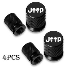 Jeep 호환 Renegade Compass Wrangler Patriot 그랜드 체로키 루비콘 자동차 휠 타이어 밸브 캡 스템 커버, 04 JEEP, [04] JEEP