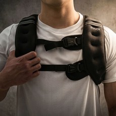 이노이 중량조끼 크로스핏 웨이트 베스트 헬스 러닝 홈트 맨몸운동, 3kg, 블랙