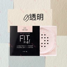 MAYBELLINE 媚比琳 FIT ME空氣絲絨蜜粉，控油持妝，柔焦毛孔，打造自然柔霧妝感, 透明, 1個