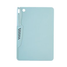 砧板刀具套裝，食品級PP材質，防滑易清洗，二合一設計，多色可選, 北歐藍綠, 1個