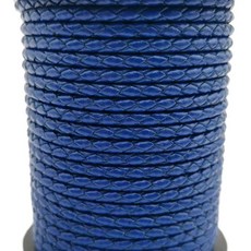 가죽 볼로 스트랩 쥬얼리 제작 라운드 호손 브레이드 코드 어두운 레드, 14. royal blue