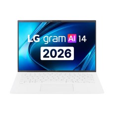 LG전자 2026 그램 AI 14 코어Ultra5 IPS WUXGA -, 14ZD90U-GX56K, WIN11 Pro, 16GB, 512GB, 에센스 화이트