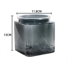 수경화분 이중 레이어 플라스틱 수경 화분 투명 자체 급수 수분 흡수 사무실 코튼 로프, [03] White  L, 1개