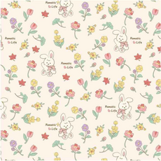 可愛兔子花朵圖案寵物美容產品，讓愛犬享受舒適愉悅的美容體驗, 小兔55*55【4kg內】, 1個