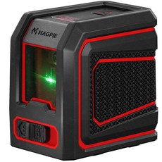 맥파이 휴대용 그린 레이저레벨기 크로스라인 VADER LITE, 1개