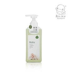 KUKU酷咕鴨 奶瓶蔬果清潔液, 1個, 高分解酵素奶瓶蔬果清潔液-果萃800ml