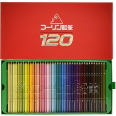 [Colleen] 콜린 연필 육각축 120색 종이상자 색연필 775-120 [], 1개, 1개