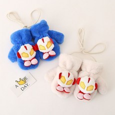 Doly 奧特曼兒童防寒手套 加厚保暖男童女童加絨包套幼兒園可愛卡通新款