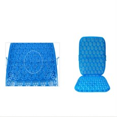 승연이의 추천 스토어 차량용 쿨 통풍시트 여름 자동차 시트커버 쿨링 매트 1P 자동차필수템, 블루