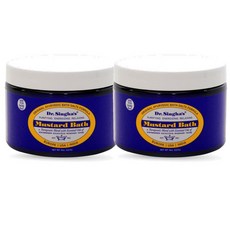 Dr. Singha's 닥터싱하 머스타드 배쓰 솔트 입욕 소금, 227g, 2개