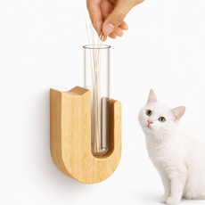 아우라펫 고양이 수염보관함 화분 메모리얼 보관통 냉장고자석, 1개