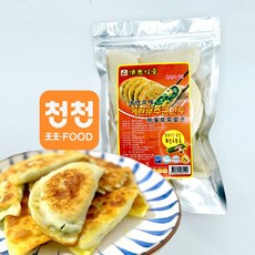 [천천중국식품]고항맛 부추계란 쥬차이허즈 400g 한국생산 비조리 군만두, 1개