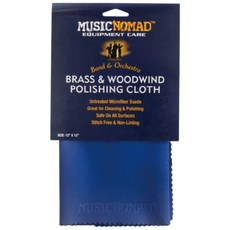 MusicNomad MN730 銅管木管樂器超細纖維擦拭布 (樂器清潔保養), 藍色, 1個