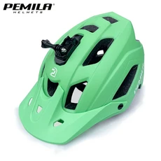 PEMILA 남녀공용 사이클링 헬멧 MTB 자전거 초경량 산악 도로, 01 L56-62CM, 09 Blue