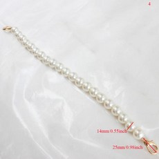 가방체인 스트랩 끈 줄 진주 핸드백 액세서리 지갑 벨트 핸들 귀여운 비드 토트 여성 부품 실버골드블랙 걸쇠