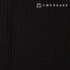 천가게 이중 요루 거즈 원단 대폭 면 워싱 천 무형광 크리미 25종 한마, 21) 블랙