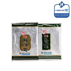 현대수산맛김 보령 대천김 재래김 15봉 + 돌김 15봉