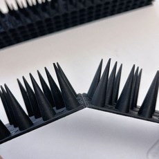 낱개 1개 비둘기 퇴치 버드스파이크 퇴치망 비둘기 똥 치우기 퇴치 버드 참새 못오게 안오게, 블랙