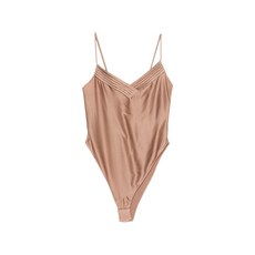 포르테포르테 V넥 바디수트