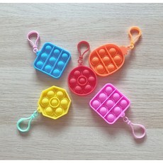 푸쉬팝 (고리형) 열쇠고리, 1개