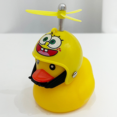 러버덕 풀세트 41종 오리벨 후미등 바이크 자전거 오토바이후미등 헬멧 프로펠러 어린이집 유치원 생일답례품, 32.스폰지덕, 1개