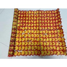 인조식물 테라스 가벽 베란다 식물가림막 넝쿨식물 공간분리, 진저옐로우 메이플 리프 1mx3m