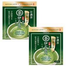 이에몬 마차라테 파우더 우지말차 사용, 2개, 1개입, 120g