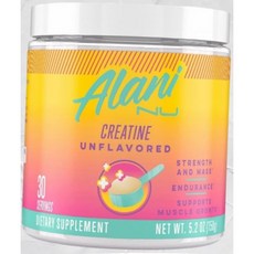 알라니 누 크레아틴 모노하이드레이트 파우더 무맛 미세화 설탕 프리 비건 30 서빙 미국내수 Alani Nu
