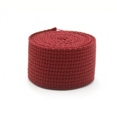 웨이빙끈 30mm - 버건디(1마 약90cm) 웨빙끈 가방끈