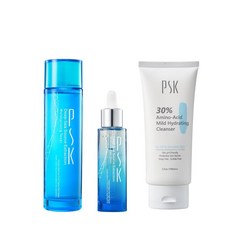 PSK 換季水感舒緩組 深海源萃保濕柔膚水150ml 深海源萃保濕舒妍精華34ml 30%胺基酸溫和潔面霜100ml, 1個