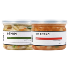 [베리쿡] 아기김치 2종 백김치+홍시깍두기 세트, 1개