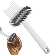 소크라테스 2 in 1 헤어 브러시 도구 가정용 미용실 여행용 휴대용 빗에서 머리카락과 먼지 제거