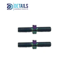 취미 세부 정보 원격 제어 차량 RC 자동차 M3 티타늄 턴버클 2개/세트, 01 M3X18mm