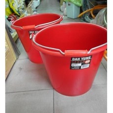 ecgo五金百貨 彈力水桶 38cm 耐衝擊水桶 家用清潔, 藍色, 1個