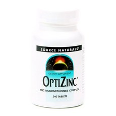 SOURCE NATURALS Opti鋅錠, 240顆, 1罐