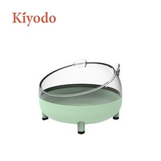 Kiyodo 小型寵物碗, 綠, 1個
