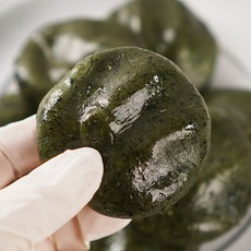 쑥개떡 개별포장, 25개, 60g