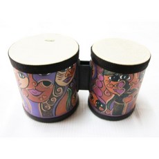 曼波鼓 地鼓 彩繪造型 奧福樂器 兒童打擊樂器, 1個