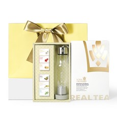 로얄오차드 6티백 티보틀 차(티백) 선물세트, 1세트, 투명 보틀 1개 + 6종 티백 각 1개