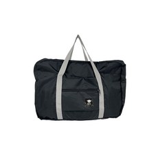 英國熊 旅行收納袋 手提旅行袋 摺疊收納袋 興雲網購, 1個, 英國熊攜帶旅行袋-黑