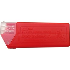 【文具通】 30度 附折刀盒 10片刀片 顏色隨機不可挑 B4010591, 1個, NT BAD-21P AD型刀片